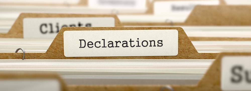 declaration section